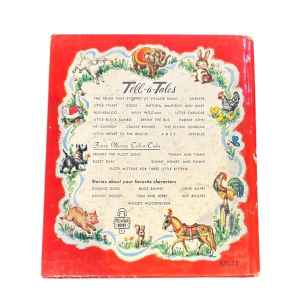 VTG 1945 Poor Kitty, Tell-A-Tale Book by Elizabeth Tedder, HC - Picture 2 of 4